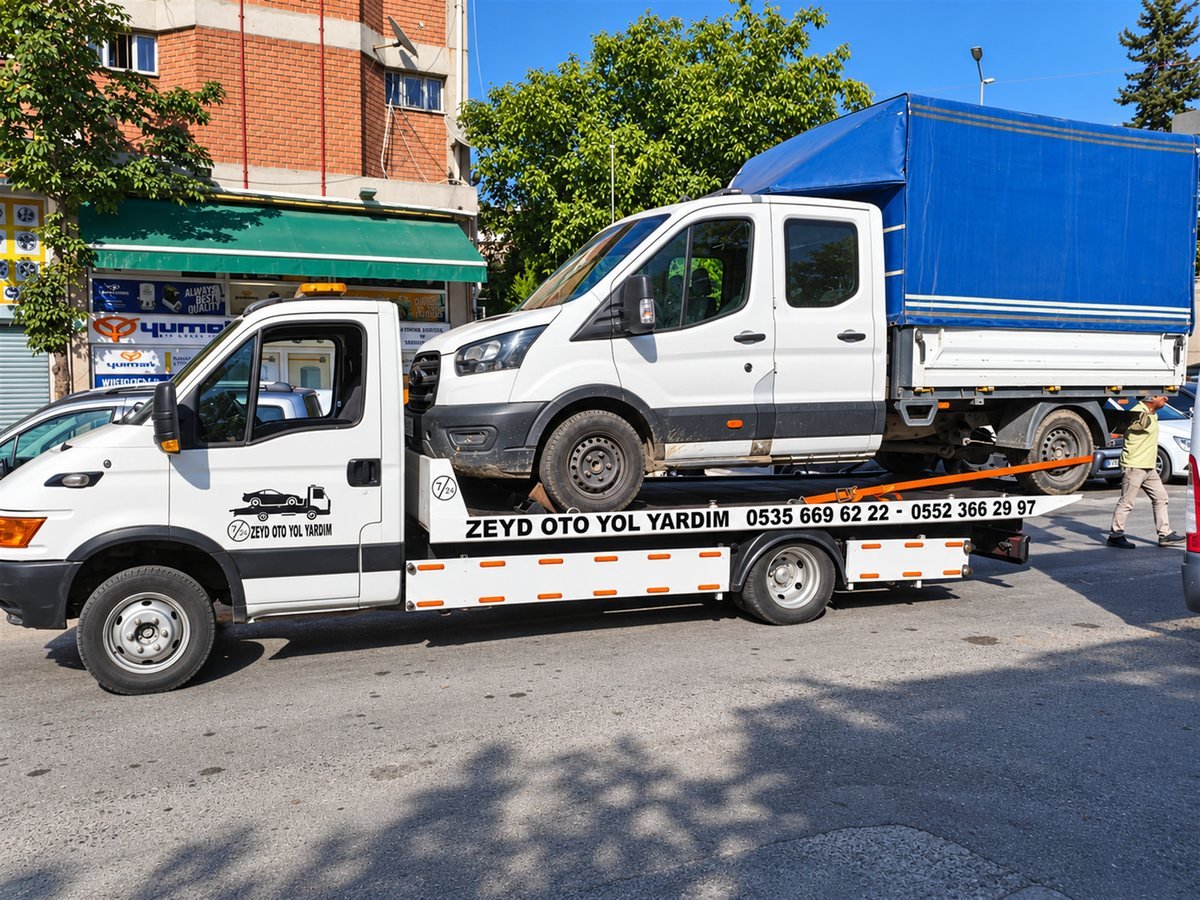 Zeyd Yol Yardım kamyonet taşıma ve yerinde lastik desteği