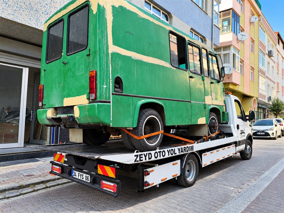 Zeyd Oto Kurtarma minibüs taşıma operasyonu